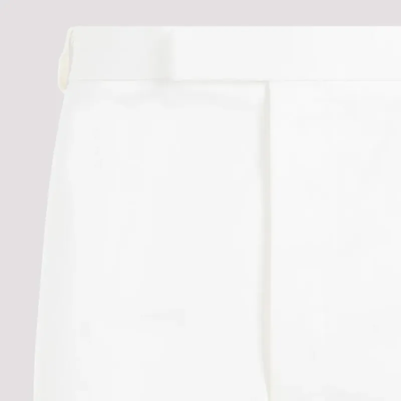 THOM BROWNE Straight Leg Tailored Trousers-3