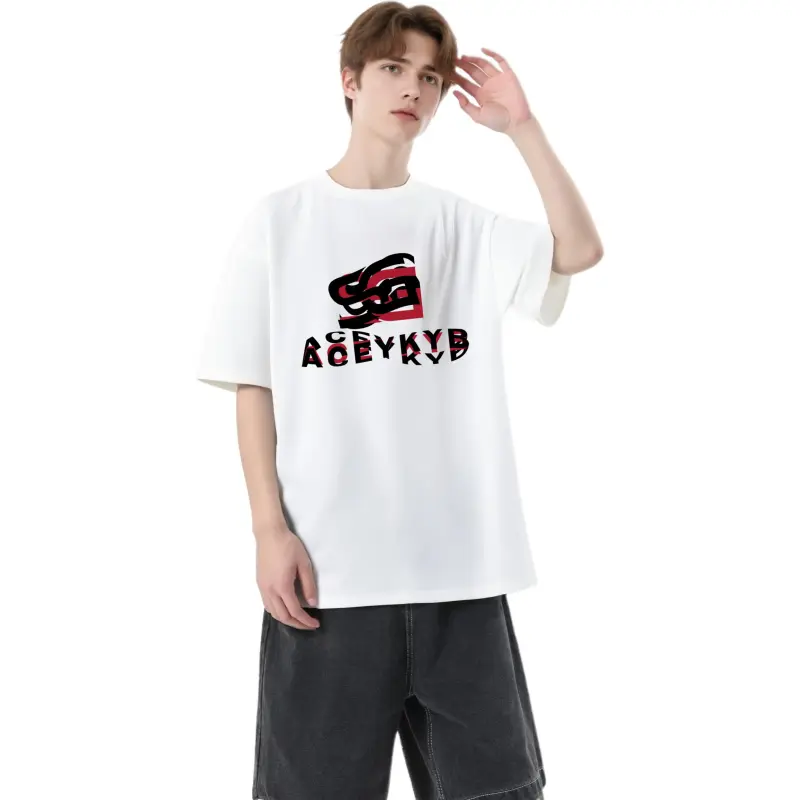 YK&YB T Shirts Unisex White-2