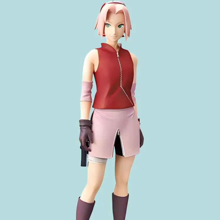 BANPRESTO Sakura Haruno GRANDISTA Collection Eyewear Factory, Naruto, Shippuden Bonus Gifts Reissued Version-3