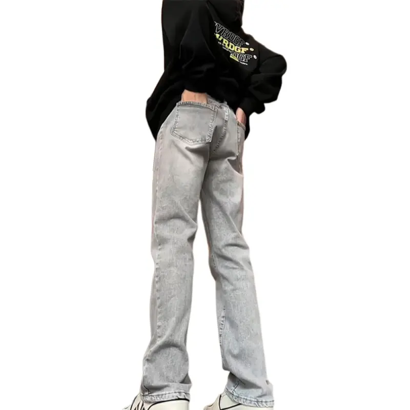 NHZN Jeans Unisex Gray-4