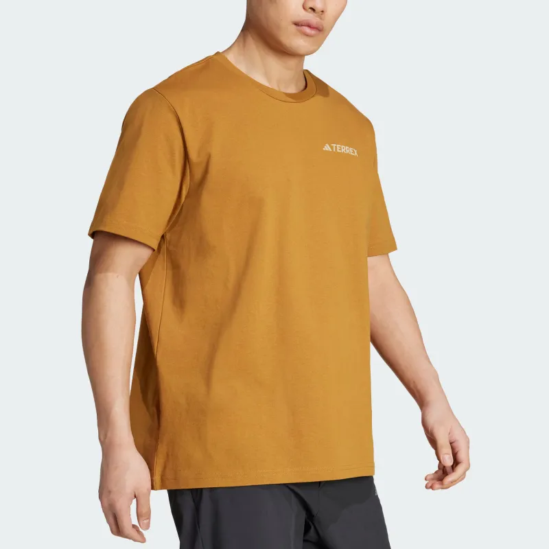 Adidas Terre T Shirt Men's Bronze Strata/Detective Gold-2