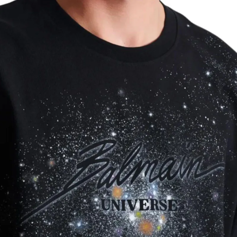 BALMAIN Universe & Stars T shirt-6
