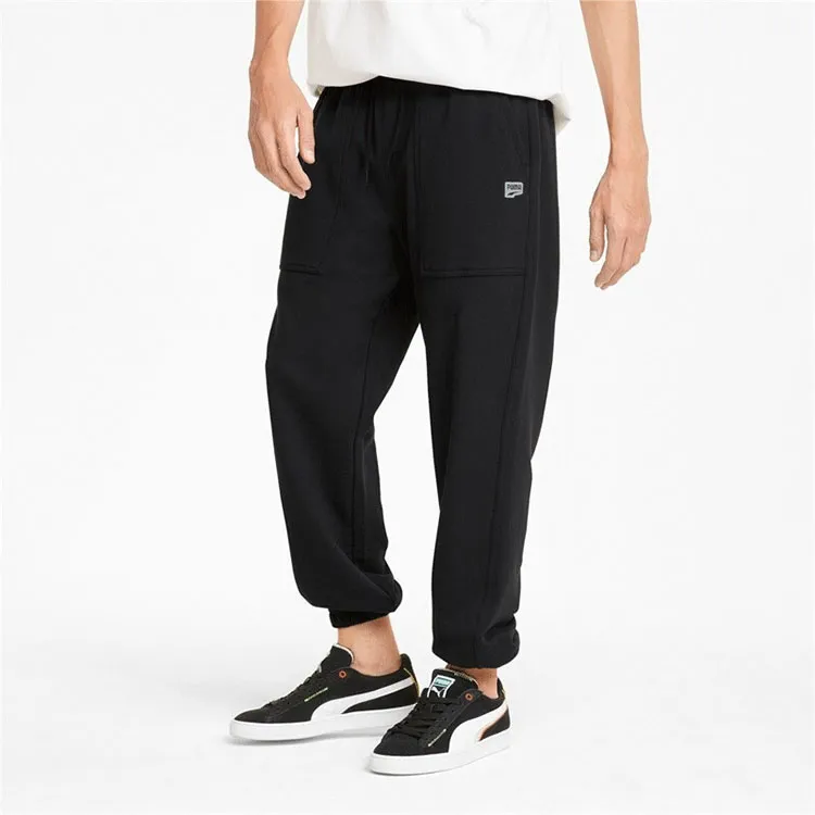 PUMA Knitted Sweatpants Men Black-3