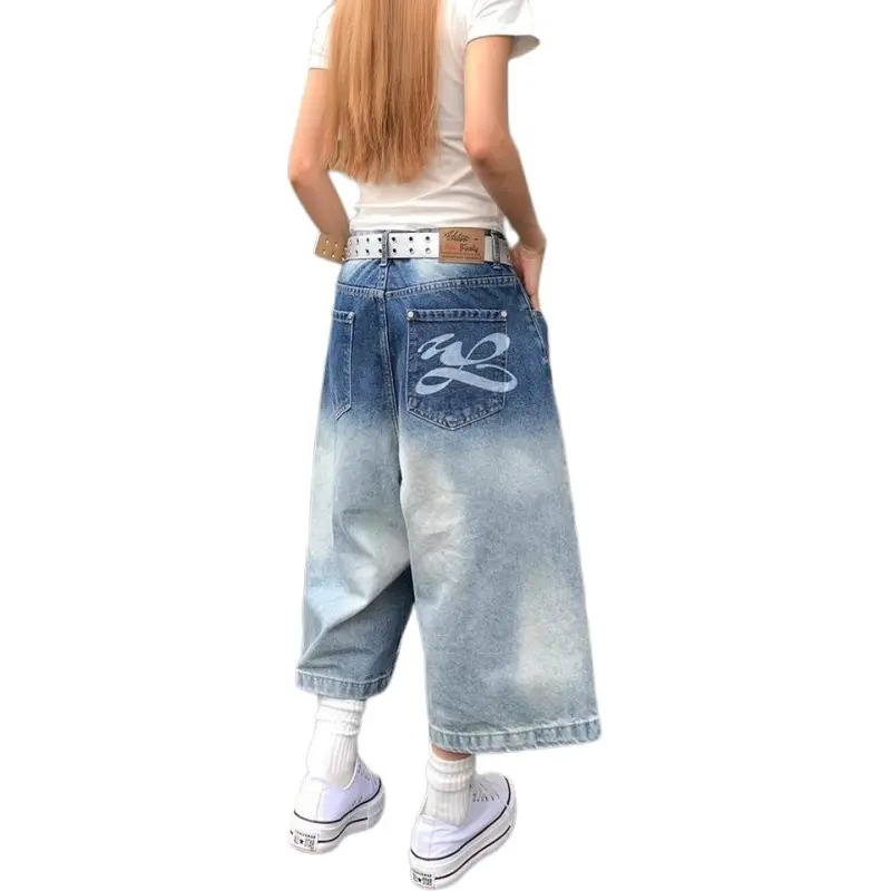 Concubine Zhu Denim Shorts Unisex-2