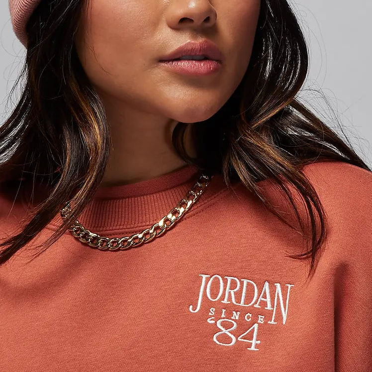 Jordan Sweatshirt Women's Gray Peach-4