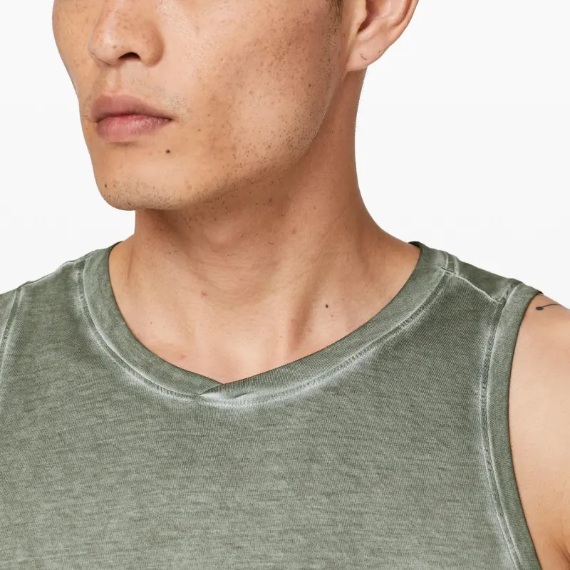 Lululemon Tank Tops Men's Gray/Green Multicolour-4