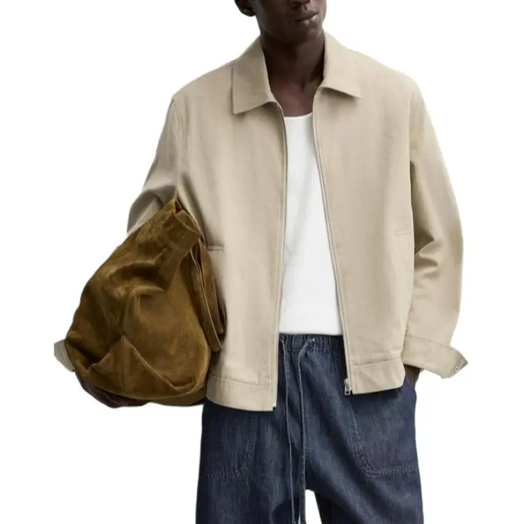 ZARA Jackets & Coats Men's Light Beige-2