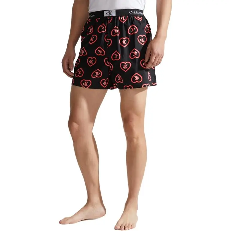 CALVIN KLEIN Underpants Men's 1 Pack Black Neon Heart-2