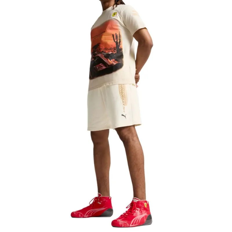 PUMA Shorts Desert Sun Para Hombre Scuderia Ferrari-3