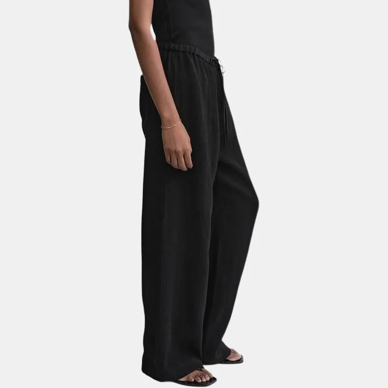 TOTEME SS25 Casual Pants Women's Black-2