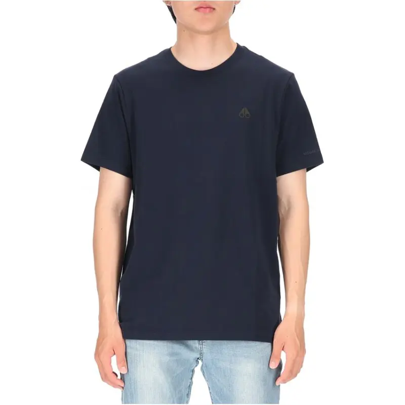 Moose Knuckles Logo Detailed Crewneck T Shirt-2