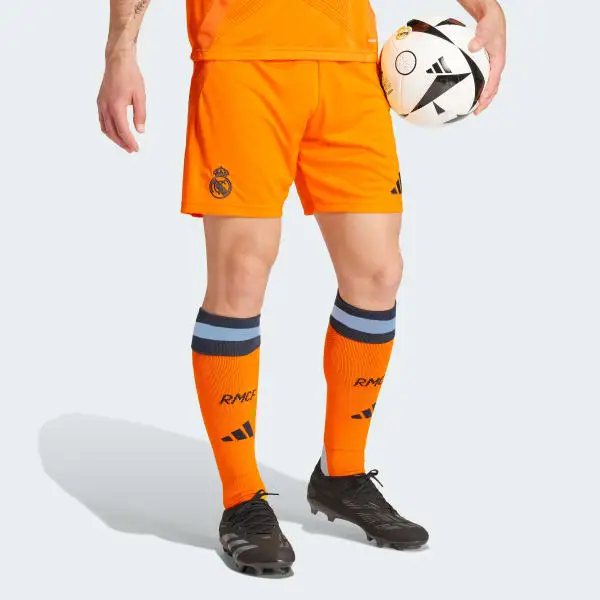 Adidas Real Madrid SS24 Soccer Bottom Men's Orange-2