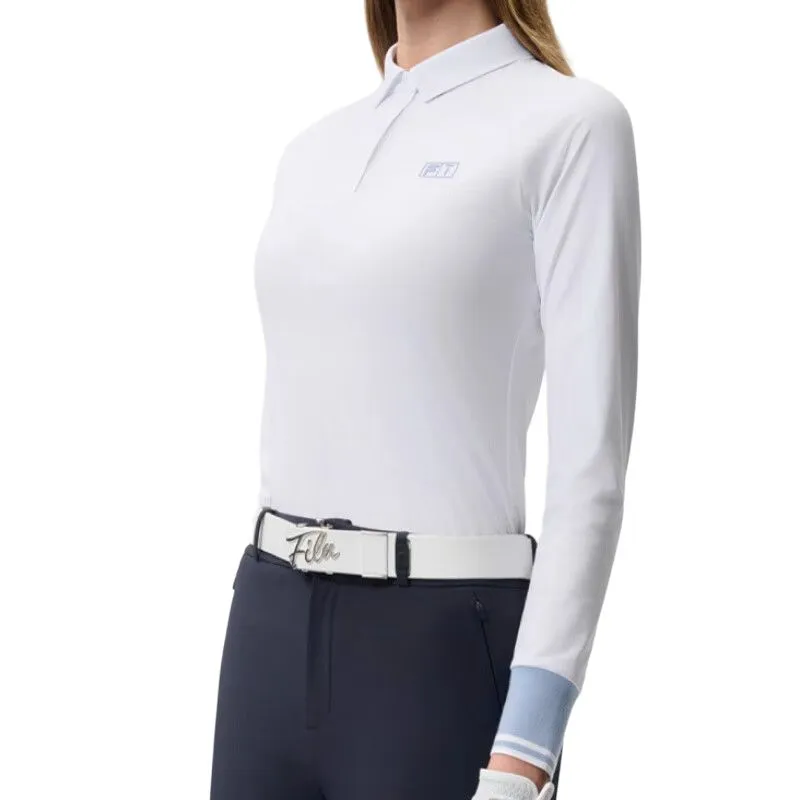 FILA Polo Shirt Women's Jade White-3