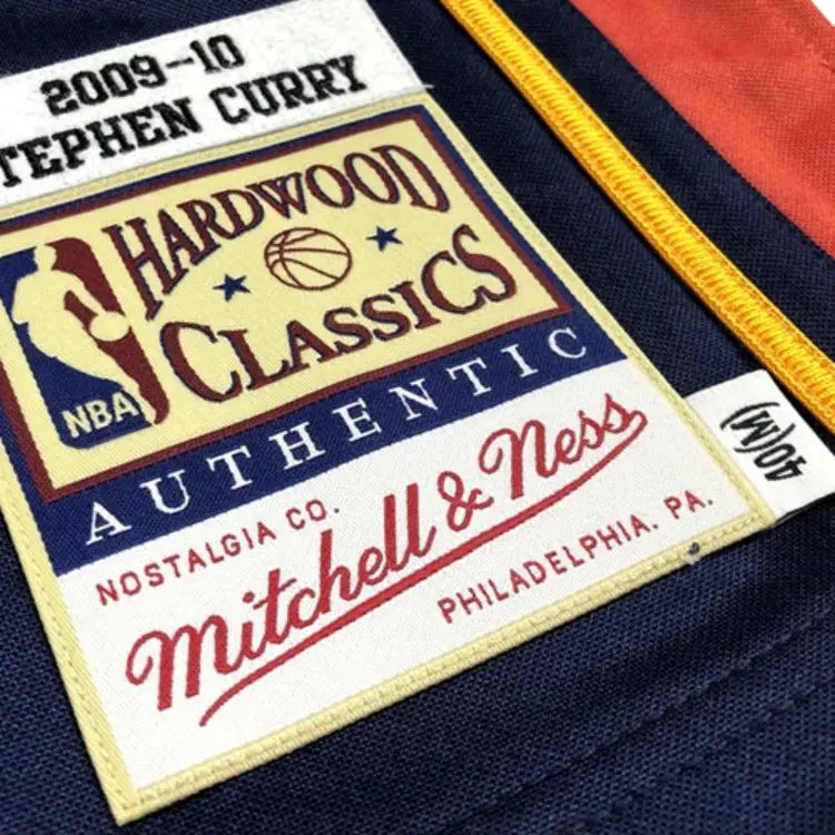 Mitchell & Ness 'NBA Golden State Warriors 09 Steph Curry' Authentic Road Jersey Vest Top-3