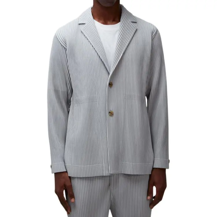 Homme Plissé Issey Miyake Plissé Single Breasted Blazer-3