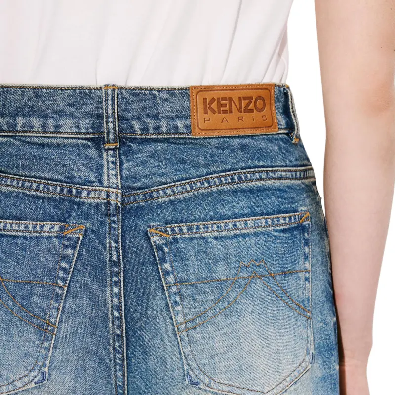 KENZO Ayame Wide Denim Jeans-6
