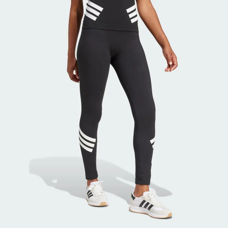 Adidas Women's Future Icons 3 Stripes Leggings Black-1