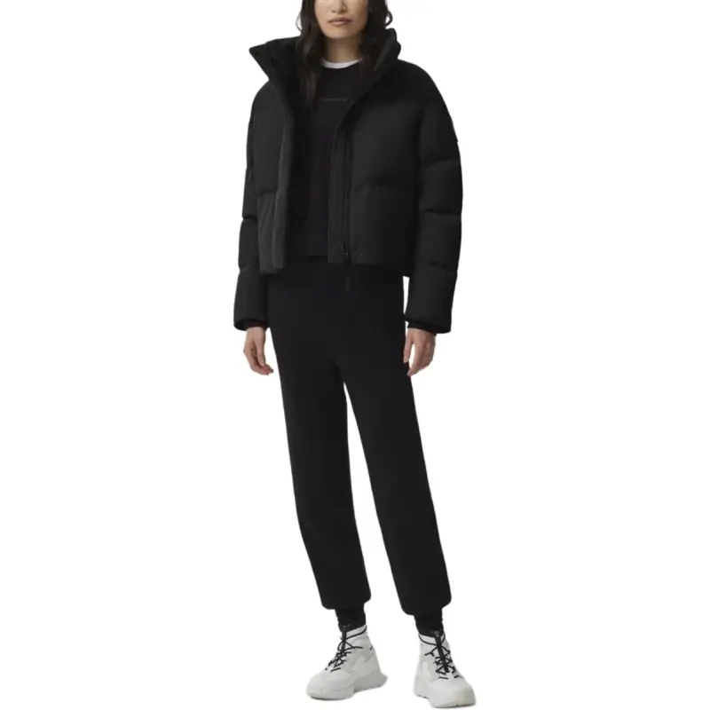 Canada Goose Black Label Grandview Cropped Jacket Black-4