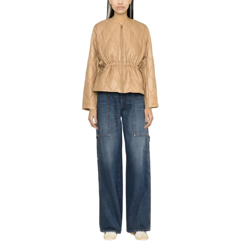GANNI Shiny Quilt Jacket 'Tanin'-3