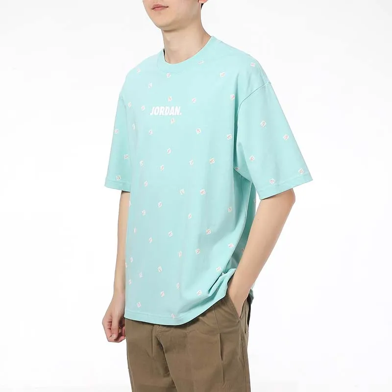 Jordan T Shirt Men's Light Cyan-3