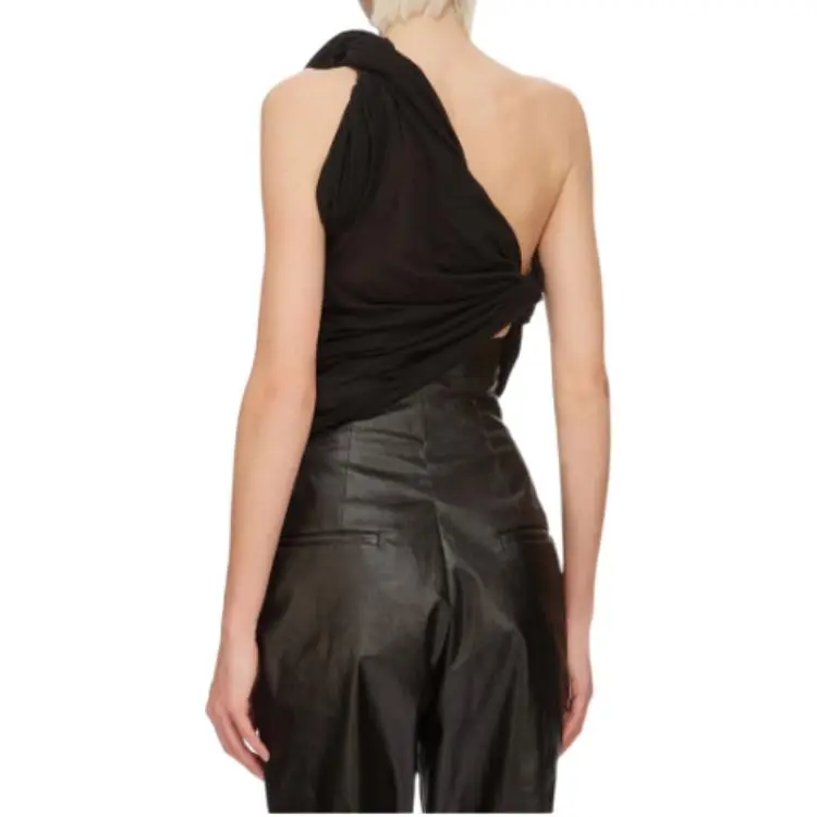 RICK OWENS One Shoulder T Shirt-3