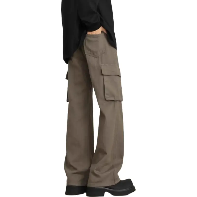 KVIV Casual Pants Men Brown -3