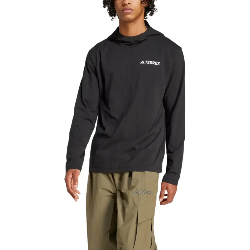Adidas Free Shipping With AdiClub Terrex Multi Climacool Hooded Long Sleeve Top-1