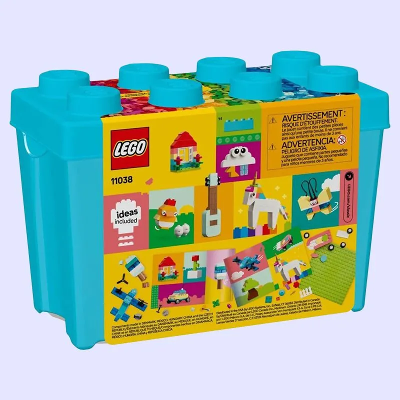 LEGO Classic Collection Vibrant Creative Building Blocks Box Building Blocks 850pcs 11038-3