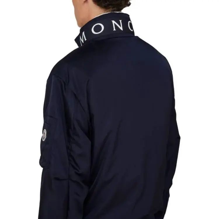 Moncler High Shine Zip Up Padded Jacket-4