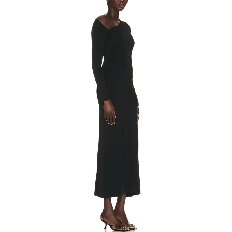 THE ROW Long-Sleeved Dresses Women's Black-4