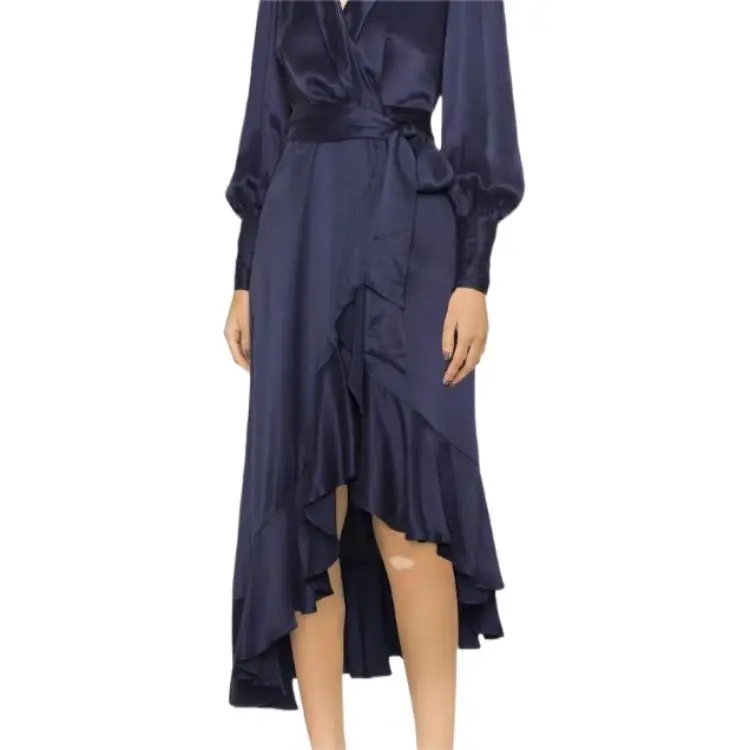 Zimmermann Wrap Satin Midi Dress-5