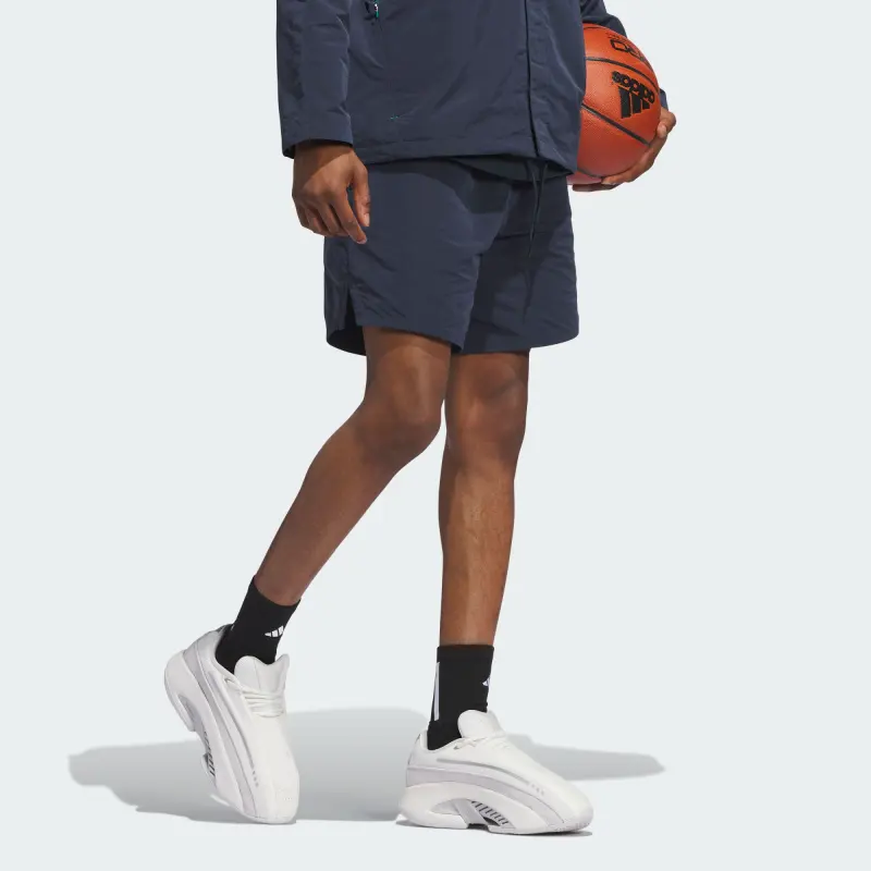 adidas BASKETBALL COLLECTION CHAPTER 03 Woven Shorts Blue-5