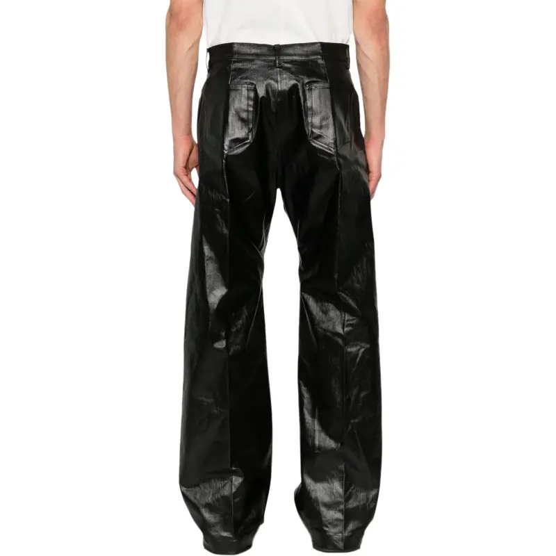 RICK OWENS Coated Denim Geth Jeans-4