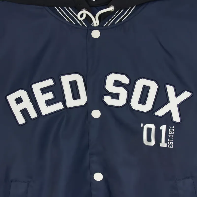 MLB Boston Red Sox Jackets Coats Unisex Navy Blue-2