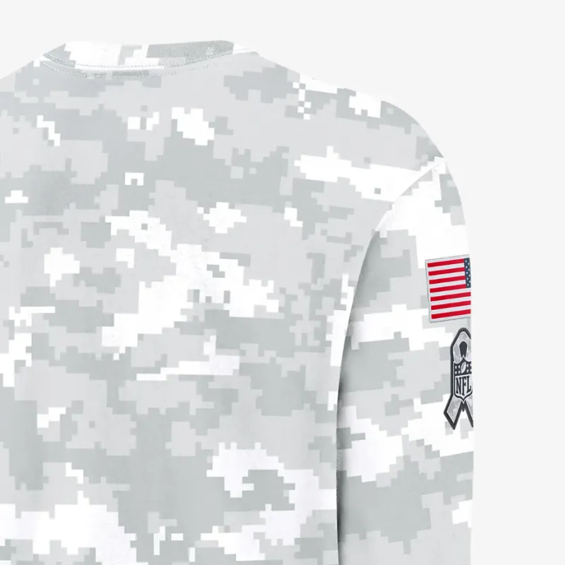 Nike New York Jets Salute To Service Edge Lockup Women's Nike Dri FIT Nfl Long Sleeve T Shirt-3