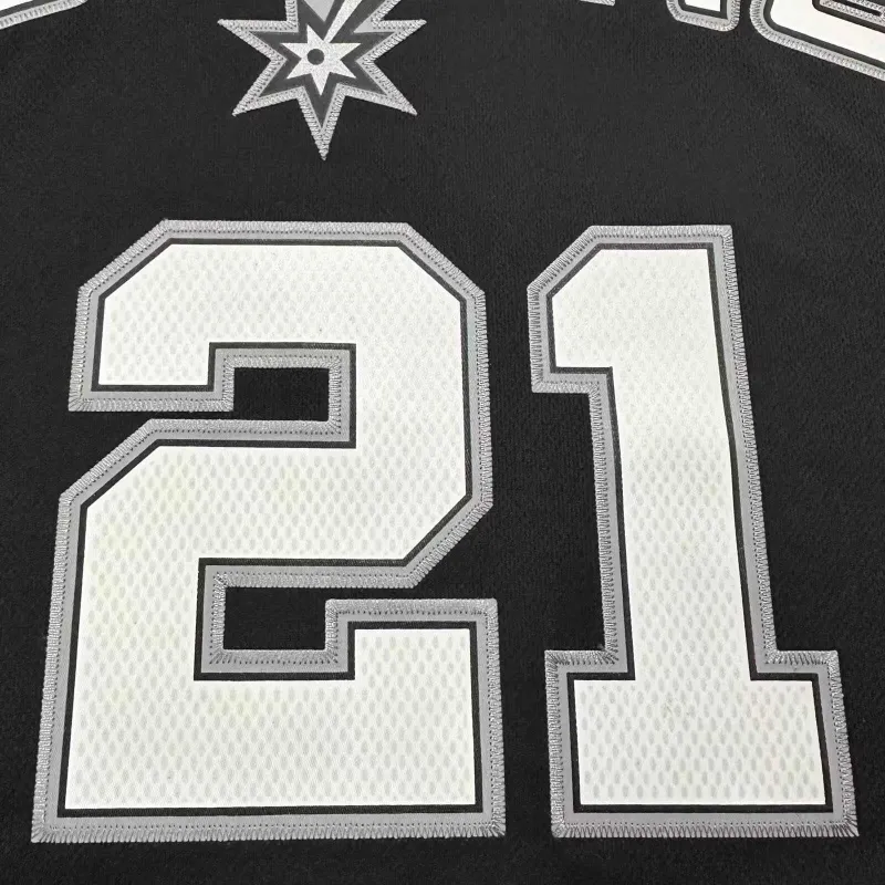 Adidas x NBA Spurs Team Basketball Jersey Unisex Black-2