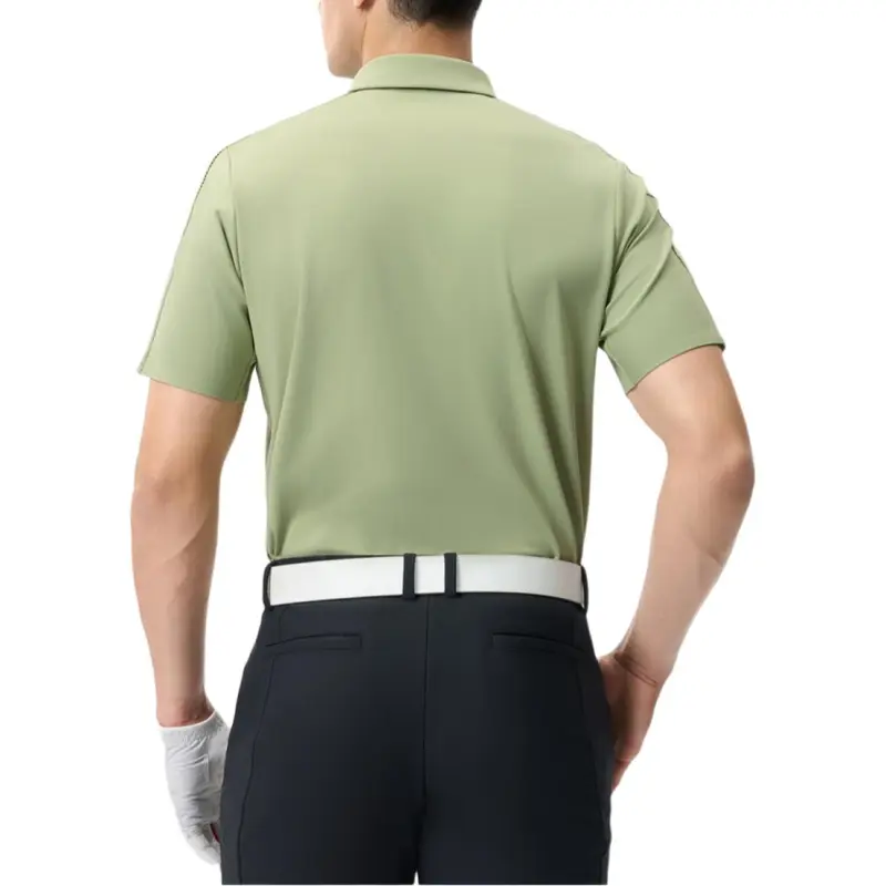 FILA Golf Series Polo Shirt Men's Water Parsnip Green-3