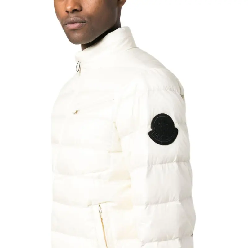 Moncler Down Jacket Men's Ivory-4