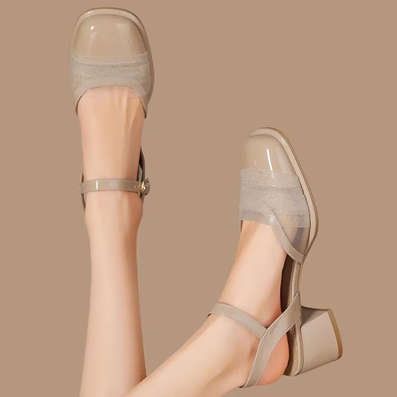 JOSINY High Heels 5cm Women's Ecru/Apricot-5