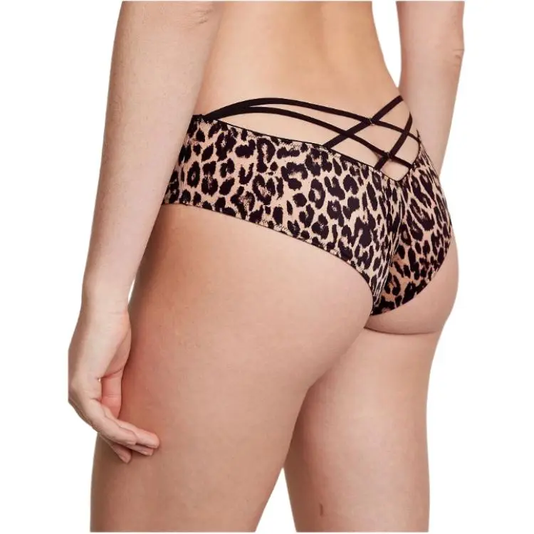 Victoria's Secret Underpants Women's 1 Pack Brown Animal Print-2