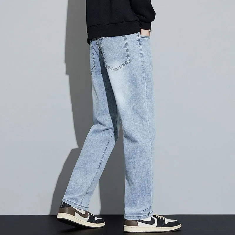 Menglaini Jeans Unisex Light Blue-4