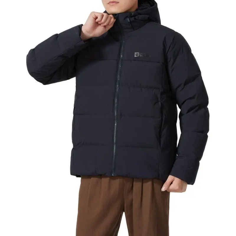 Jack Wolfskin City Outdoor Collection Down Jacket Men's Black-2