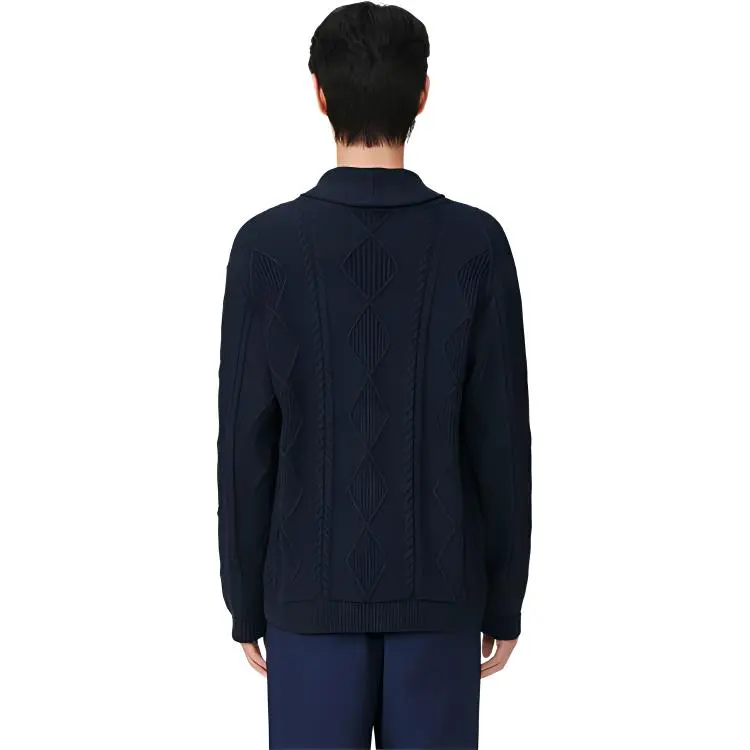 LI NING 1990 Sweaters Men Dark Ship Blue-2
