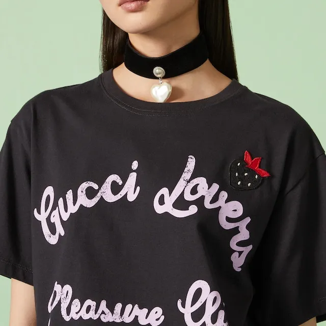 GUCCI Regular T Shirt Women's Black-3