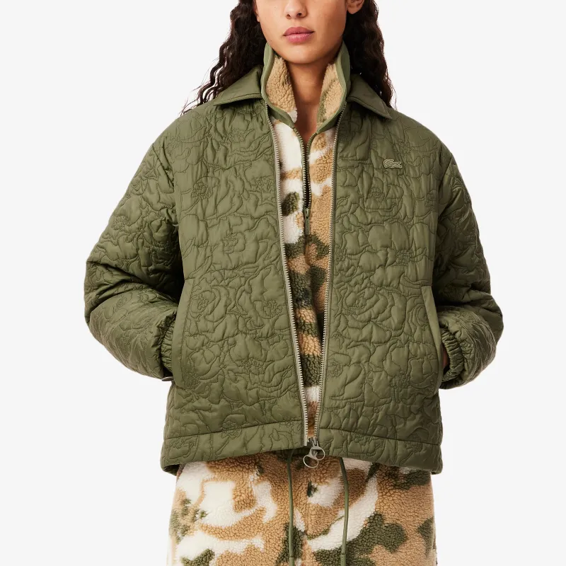 LACOSTE Floral quilted Jacket-1
