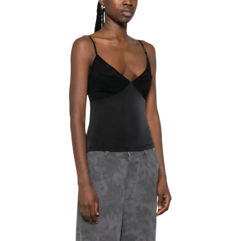 VERSACE JEANS COUTURE Mesh panelling Top-3