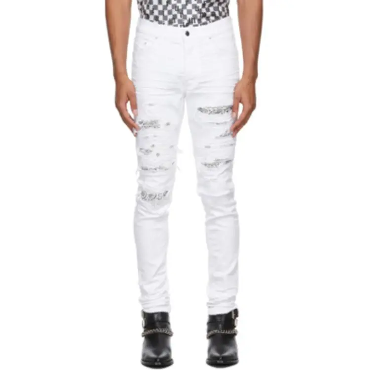 AMIRI Bandana Thrasher Skinny Jeans-4