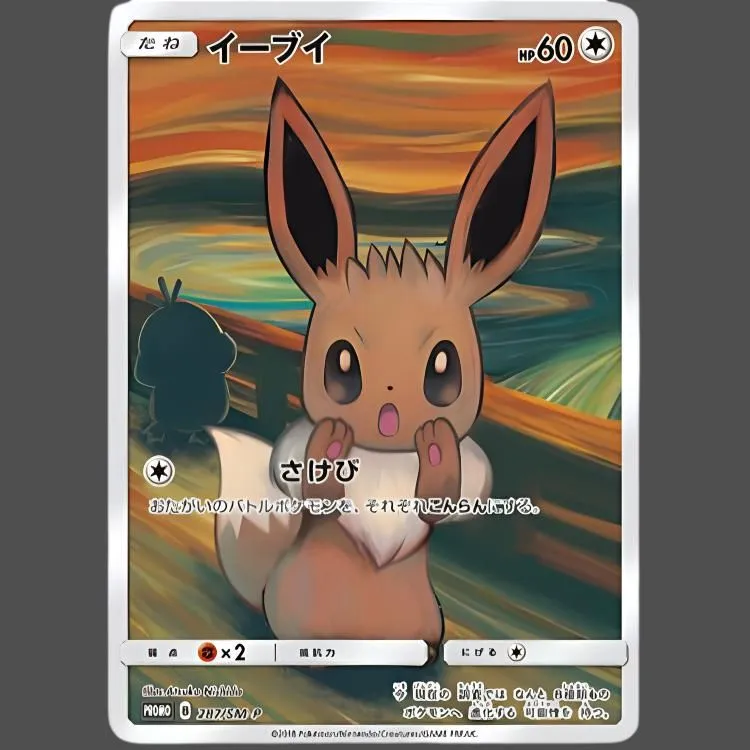 POKEMON Eevee SM PROMO Special Gift Card, Eevee SM P 287 PSA Japan Version Graded Cards 1 Pc-1