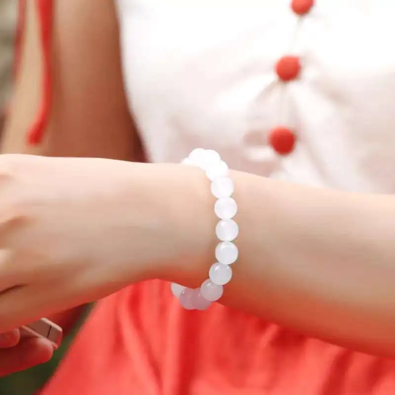 YOULING Chalcedony Jade Bracelets Unisex-11