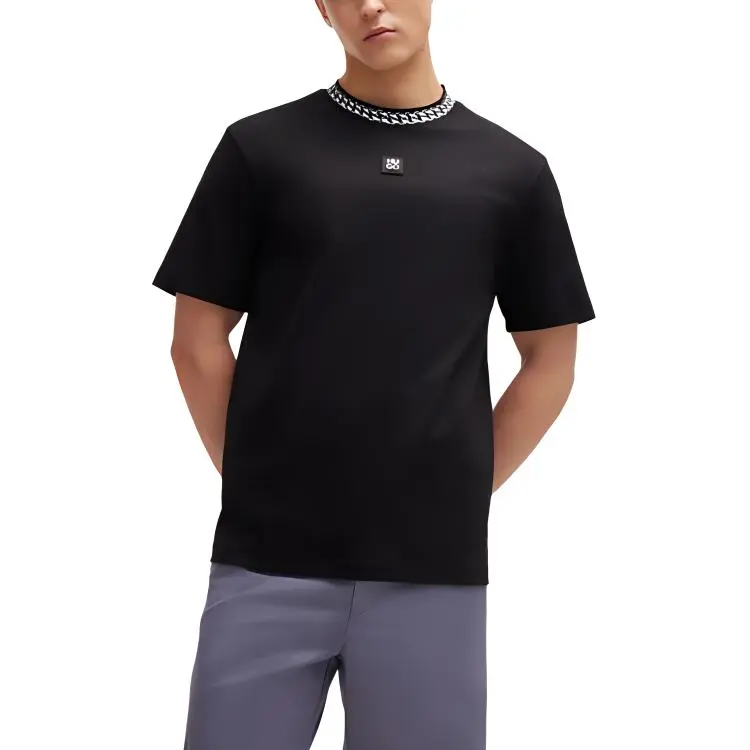 HUGO BOSS T Shirts Men Black-1